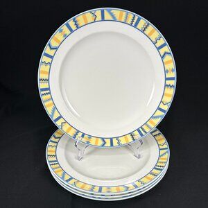Priced to clear set of 4 dinner plates. Villeroy & Boch Luxembourg BALI LOOK